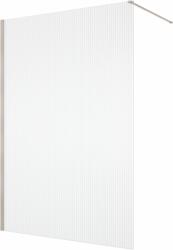 Ronal Paravan dus cu sticla riflata walk-in 120x200 cm, bronz periat, sticla 8 mm, Ronal Lina (D401202885)