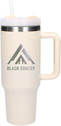 Extralink Black Forest Thermo mug with straw thermos with handle, 1200ml, beige (EX.28617)