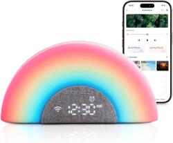 MOMCOZY Rainbow White Noise Machine Grey (wn010-gr12ba-a)