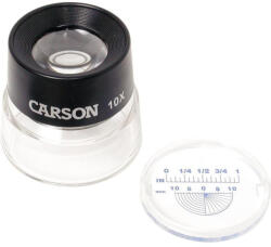 Carson Лупа Lumi Loupe 10x с подвижна мерителна скала (LL-20)
