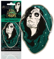 Aroma Car Odorizant Auto AROMA DIA DE LOS MUERTOS Green Diamond Girl (AVX-AMA83279) - voltix