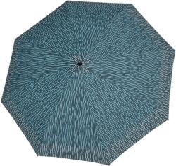 Doppler Parasolă automată Hit Magic, cu model valuri, albastru petrol (744165PFL)