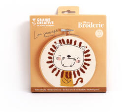 Graine Creative Hímzőkészlet - Oroszlán (15 cm) (JL23174)