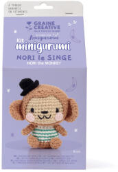 Graine Creative Minigurumi készlet - Nori, a majom (10 cm) (JL23165)
