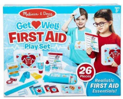 Melissa & Doug Szerepjáték, Gyógyulj meg Elsősegély játékszett szett (40601) - kreativjatek