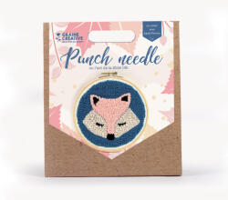 Graine Creative Punch needle hímzőkészlet - Róka (20 cm) (JL23190)