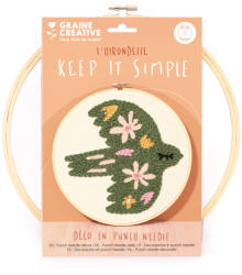 Graine Creative Punch needle hímzőkészlet - Madár (JL23188)