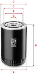 SOFIMA Filtru ulei SOFIMA S 9400 R (S 9400 R) - fixbox