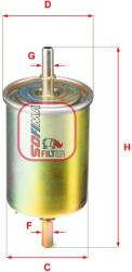 SOFIMA Filtru combustibil SOFIMA S 1850 B (S 1850 B) - fixbox