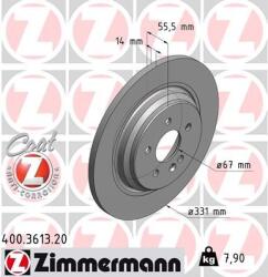 ZIMMERMANN Disc frana ZIMMERMANN 400.3613. 20 (400.3613.20)