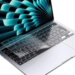 Techsuit Husa tastatura pentru MacBook Pro 14 (2024 2021)/ Air 13/15 (2022 2025), Transparenta Geanta, rucsac laptop