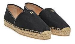 Etienne Aigner női espadrillák, 1251475, valódi bőr, 38 EU, fekete (0000305354389_38)