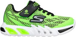 Skechers Skechers, Flex-Glow Elite-Vorlo sneaker LED-fényekkel, Fekete, Limezöld, 27 EU (400137L-LMBK-27)