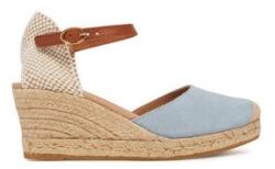 GENUINS Női espadrillák Genuins, G106384, Természetes bőr, 39 EU, Kék (0000304791666_39)