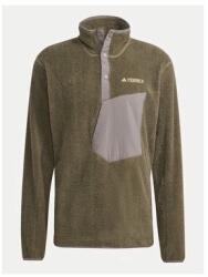 adidas Férfi polár pulóver, Adidas, 303455699, Újrahasznosított poliészter, M INTL, Zöld (0000303455699_M)
