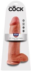 Pipedream Dildo cu testicule King Cock 30cm Dildo