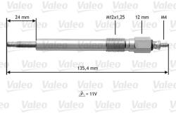 VALEO Bujie incandescenta VALEO 345178