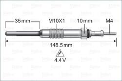 VALEO Bujie incandescenta VALEO 345225