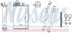 NISSENS Schimbător de căldură, încălzire habitaclu NISSENS 707270 (707270) - fixbox