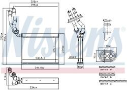 NISSENS Schimbător de căldură, încălzire habitaclu NISSENS 707299 (707299) - fixbox