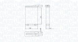 Magneti Marelli Schimbător de căldură, încălzire habitaclu MAGNETI MARELLI 350218489000 (350218489000) - fixbox
