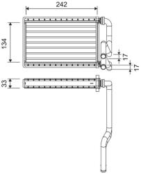 VALEO Schimbător de căldură, încălzire habitaclu VALEO 811578 (811578) - fixbox