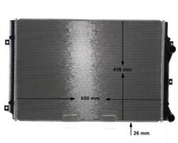 MAHLE Radiator temperatura scazuta, intercooler MAHLE CIR 32 000S (CIR 32 000S)
