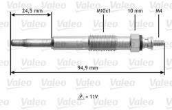 VALEO Bujie incandescenta VALEO 345110