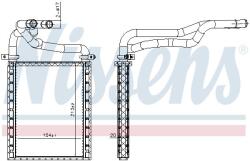 NISSENS Schimbător de căldură, încălzire habitaclu NISSENS 707191 (707191) - fixbox