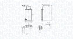 Magneti Marelli Schimbător de căldură, încălzire habitaclu MAGNETI MARELLI 350218483000 (350218483000) - fixbox