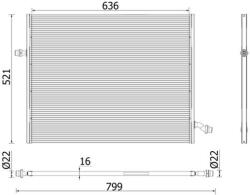 MAHLE Radiator temperatura scazuta, intercooler MAHLE CIR 36 000P (CIR 36 000P)