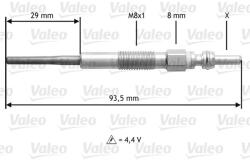 VALEO Bujie incandescenta VALEO 345206