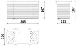 MAHLE Intercooler MAHLE CI 704 000P (CI 704 000P)