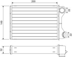 VALEO Schimbător de căldură, încălzire habitaclu VALEO 811569 (811569) - fixbox