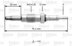 VALEO Bujie incandescenta VALEO 345137