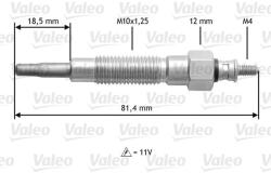 VALEO Bujie incandescenta VALEO 345126