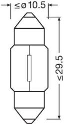 OSRAM Bec auto OSRAM ORIGINAL LINE 10W 6438 (6438)