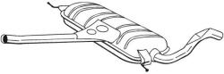 BOSAL Toba esapamet intermediara BOSAL 283-243 (283-243) - fixbox