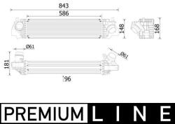 MAHLE Intercooler MAHLE CI 617 000P (CI 617 000P)
