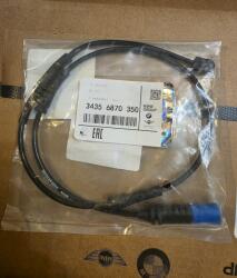 Original Bmw Senzor de avertizare, uzura placute de frana spate ORIGINAL BMW 34356870350 (34356870350)