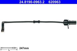 ATE Senzor de avertizare, uzura placute de frana ATE 24.8190-0963.2 (24.8190-0963.2)
