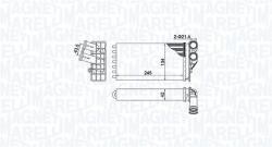 Magneti Marelli Schimbător de căldură, încălzire habitaclu MAGNETI MARELLI 350218430000 (350218430000) - fixbox