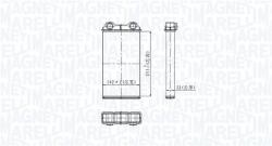 Magneti Marelli Schimbător de căldură, încălzire habitaclu MAGNETI MARELLI 350218439000 (350218439000) - fixbox