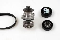 HEPU Pompa apa + Set curea transmisie cu caneluri HEPU PK04720 (PK04720) - fixbox