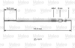 VALEO Bujie incandescenta VALEO 345142
