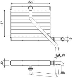 VALEO Schimbător de căldură, încălzire habitaclu VALEO 811580 (811580) - fixbox
