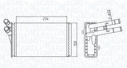 Magneti Marelli Schimbător de căldură, încălzire habitaclu MAGNETI MARELLI 350218409000 (350218409000) - fixbox