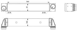 MAHLE Intercooler MAHLE CI 79 000S (CI 79 000S)