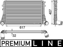 MAHLE Intercooler MAHLE CI 208 000P (CI 208 000P)
