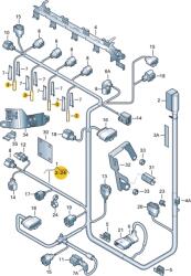 Original Vw Group Set reparat cabluri, bujie incandescenta ORIGINAL VW GROUP 4G0971782